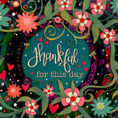 floraler Individuelle Name Dankbares Zitat Moderne Case-Mate iPhone Hülle