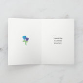 Floraler Spaß Gruß an Mutter Tag Karte (Innenseite)