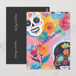Floraler Tag des toten Entzückens Postkarte