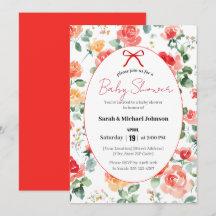 Floraler Traum-Baby-Shower