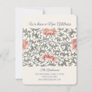 Florales asiatisches Design im William-Morris-Stil Ankündigung