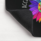 Florales Autismus-Bewusstsein Gänseblümchen-Blume Mousepad (Ecke)