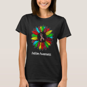 Florales Autismus-Bewusstsein Gänseblümchen Für Mä T-Shirt