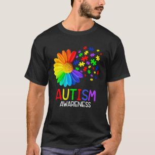 Florales Autismus-Bewusstsein Gänseblümchen für Mä T-Shirt