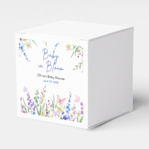 Florales Baby in Bloom Baby Shower   Geschenkschachtel