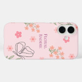 Florales Baddie Case-Mate iPhone Hülle (Rückseite (Horizontal))