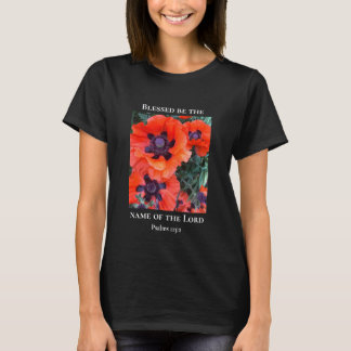 Florales benutzerdefiniertes Text Bibel Schrift Ch T-Shirt