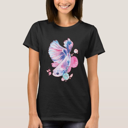 Florales Betta T-Shirt (Vorderseite)