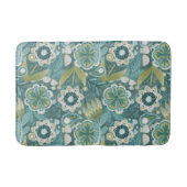 Florales Boho-Botanikmuster Badematte (Vorderseite)