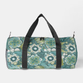 Florales Boho-Botanikmuster Duffle Bag (Rückseite)