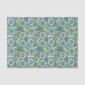 Florales Boho-Botanikmuster Seidenpapier (Vorderseite)