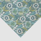 Florales Boho-Botanikmuster Seidenpapier (Ausschnitt)