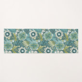 Florales Boho-Botanikmuster Yogamatte (Vorderseite (Horizontal))