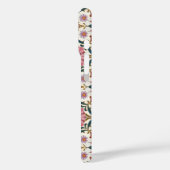 Florales Boho-Muster in Rot, Pink & Türkis Case-Mate iPhone Hülle (Rückseite / Links)