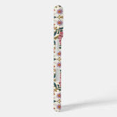 Florales Boho-Muster in Rot, Pink & Türkis Case-Mate iPhone Hülle (Rückseite / Rechts)