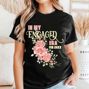 Florales Brautjungfern-Abschiedsspiel T-Shirt