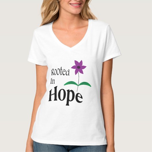 florales Christentum T-Shirt (Vorderseite)