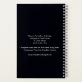 Florales christliches Gebetsjournal Notizblock (Rückseite)