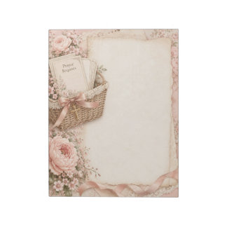 Florales christliches Gebetsnotizbuch Notizblock