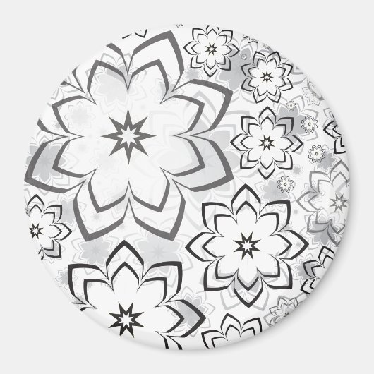 Florales Design 11 Magnet (Vorne)