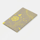 Florales Design 18 Post-it Klebezettel (angewinkelt)