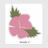 Florales Design Aufkleber (Blatt)