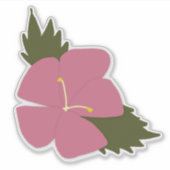 Florales Design Aufkleber (Vorderseite)