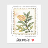 Florales Design Aufkleber (Blatt)