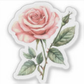 Florales Design Aufkleber (Vorderseite)