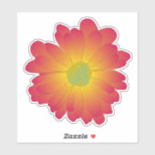Florales Design Aufkleber (Blatt)