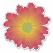 Florales Design Aufkleber (Vorderseite)