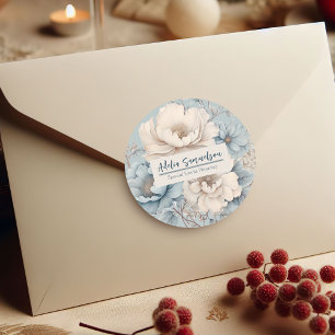 Florales Design-Eventplanungs-Unternehmenswerbung Runder Aufkleber