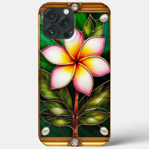 Florales Design im goldenen Rahmen Case-Mate iPhone Hülle