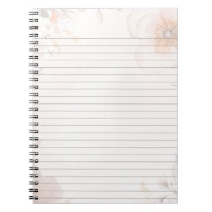 Florales Design Notizblock
