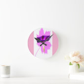 Florales Design Runde Wanduhr (Zuhause)