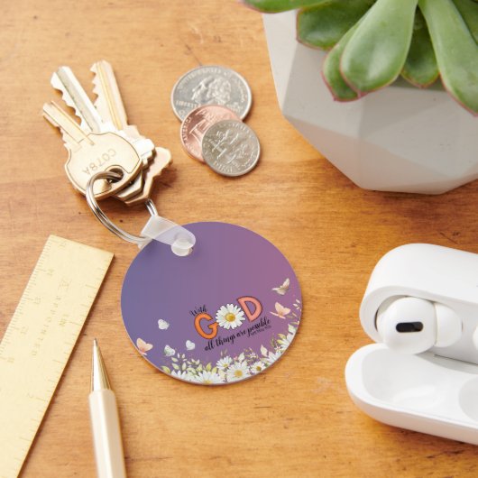 Florales Design Schlüsselanhänger (Schreibtisch)