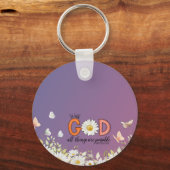 Florales Design Schlüsselanhänger (Vorderseite)