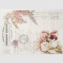 Florales Ephemera-Decoupage-Papier