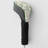 Florales Eukalyptus-Nahtlosmuster Golf Headcover (angewinkelt)