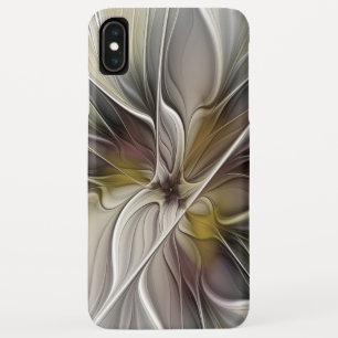 Florales Fraktal, Fantasie-Blume mit Erdtönen Case-Mate iPhone Hülle