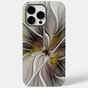 Florales Fraktal, Fantasie-Blume mit Erdtönen Case-Mate iPhone 14 Pro Max Hülle