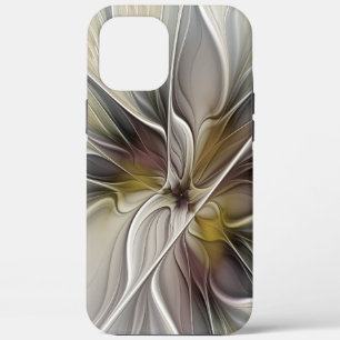 Florales Fraktal, Fantasie-Blume mit Erdtönen Case-Mate iPhone Hülle