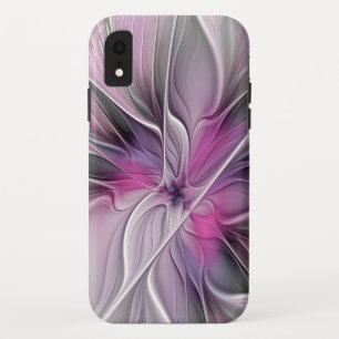 Florales Fraktal Modernes Abstractes Blumen Pink G Case-Mate iPhone Hülle