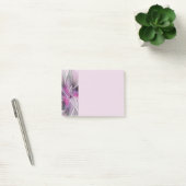 Florales Fraktal Modernes Abstraktes Blumenmuster  Post-it Klebezettel (Büro)