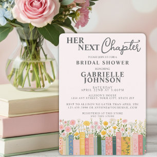 Florales Geschichtenbuch Ihr nächstes Kapitel Brau Einladung
