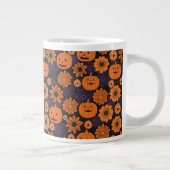 Florales Halloween Jumbo-Tasse (Rechts)
