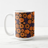 Florales Halloween Kaffeetasse (Links)