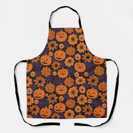 Florales Halloween Schürze