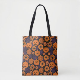 Florales Halloween Tasche