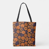 Florales Halloween Tasche (Rückseite)